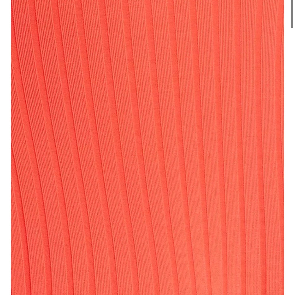 SOLID & STRIPED Coral Ribbed Scoop One-Piece - Picture 4 of 9